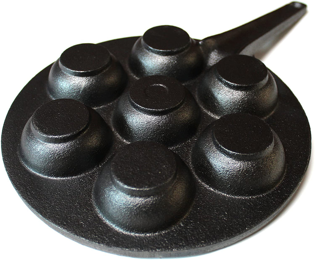 Kasian House Cast Iron Griddle - 1.5 Diameter Half Sphere Molds, Pre