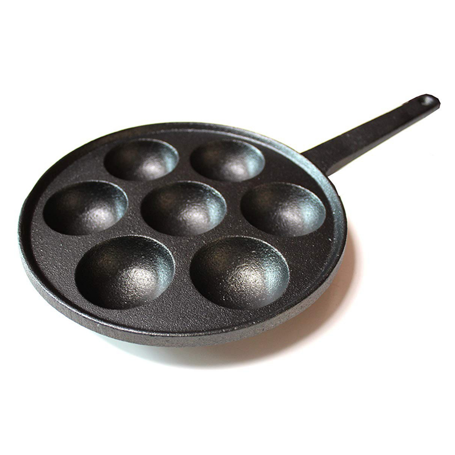 Iron Small Egg Pan Cast Iron Skillet Frying Pan with Dual Drip