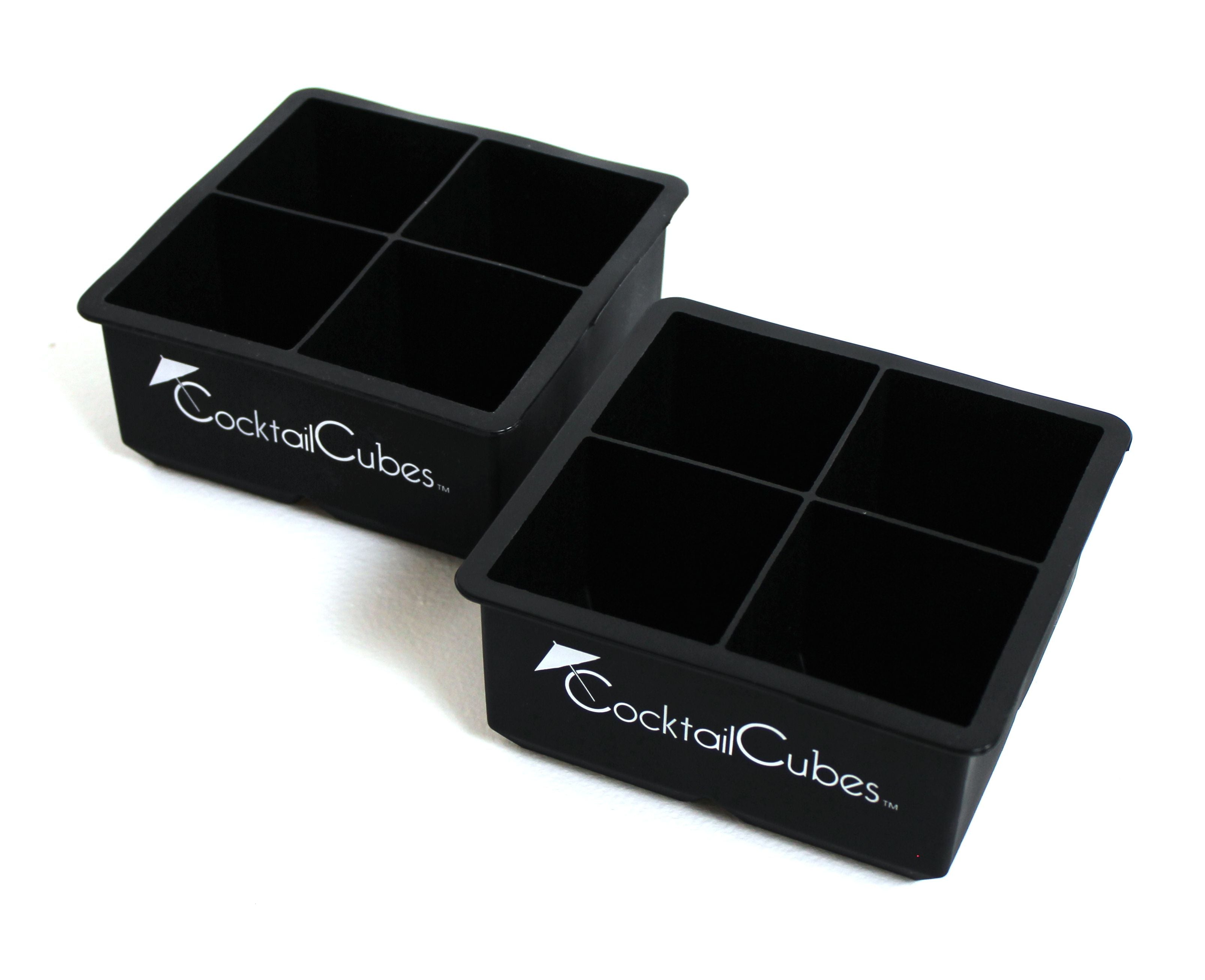 Cocktail Cubes - Extra Large Silicone Ice Cube Trays - 2.5 Inches - Li –  Kasian House