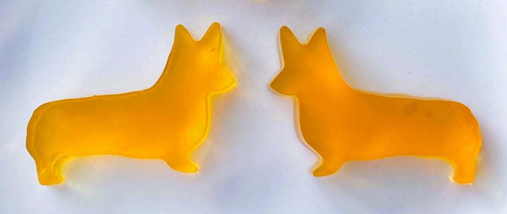 1pc Corgi Dog Shaped Silicone Ice Cube Tray And Treat Mold, 9 Cavities