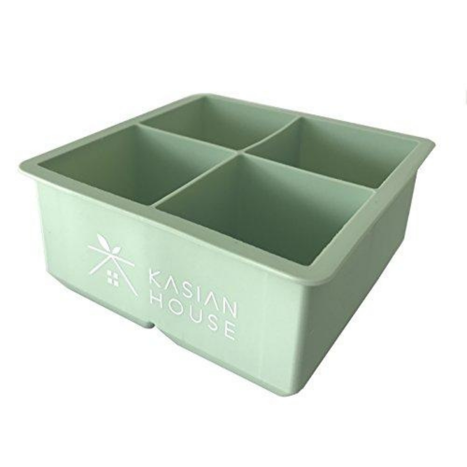 Kasian House - Extra Large Silicone Ice Cube Tray - 2.5 Cube (1 Tray)