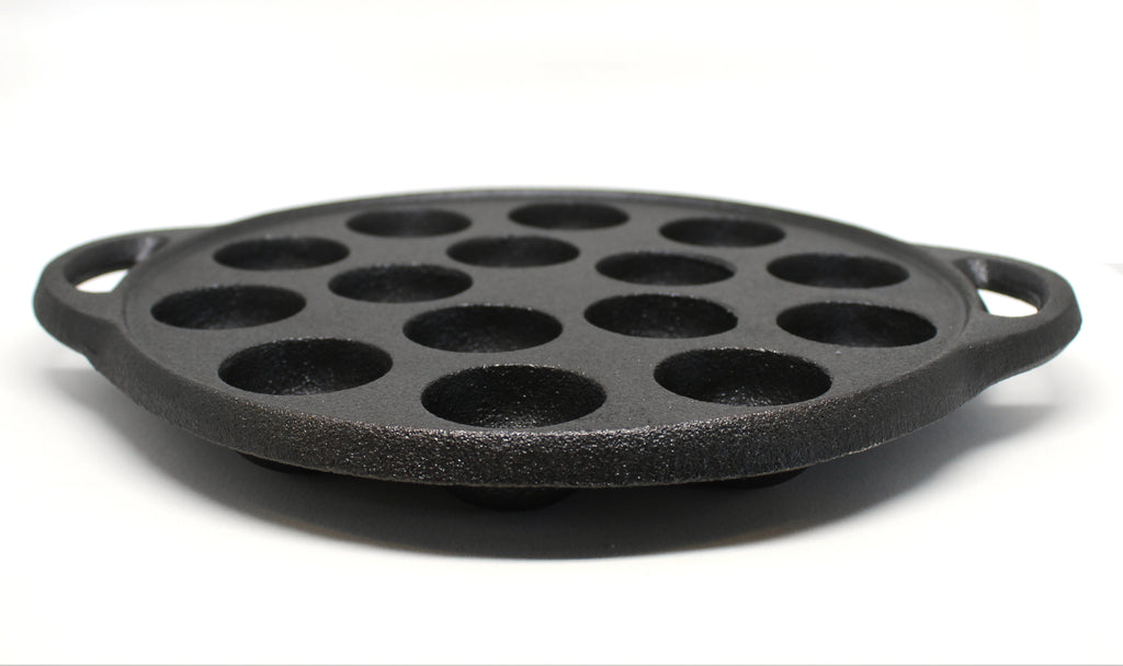 Kasian House Cast Iron Griddle - 1.5 Diameter Half Sphere Molds, Pre